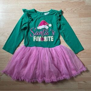 Counting Daisies “Santa’s Favorite” Girls Christmas Dress